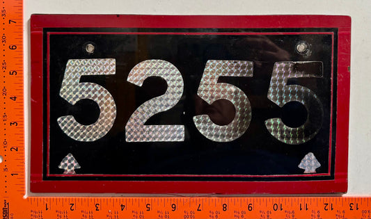 Undated St Lucia #5255 Passenger License Plate