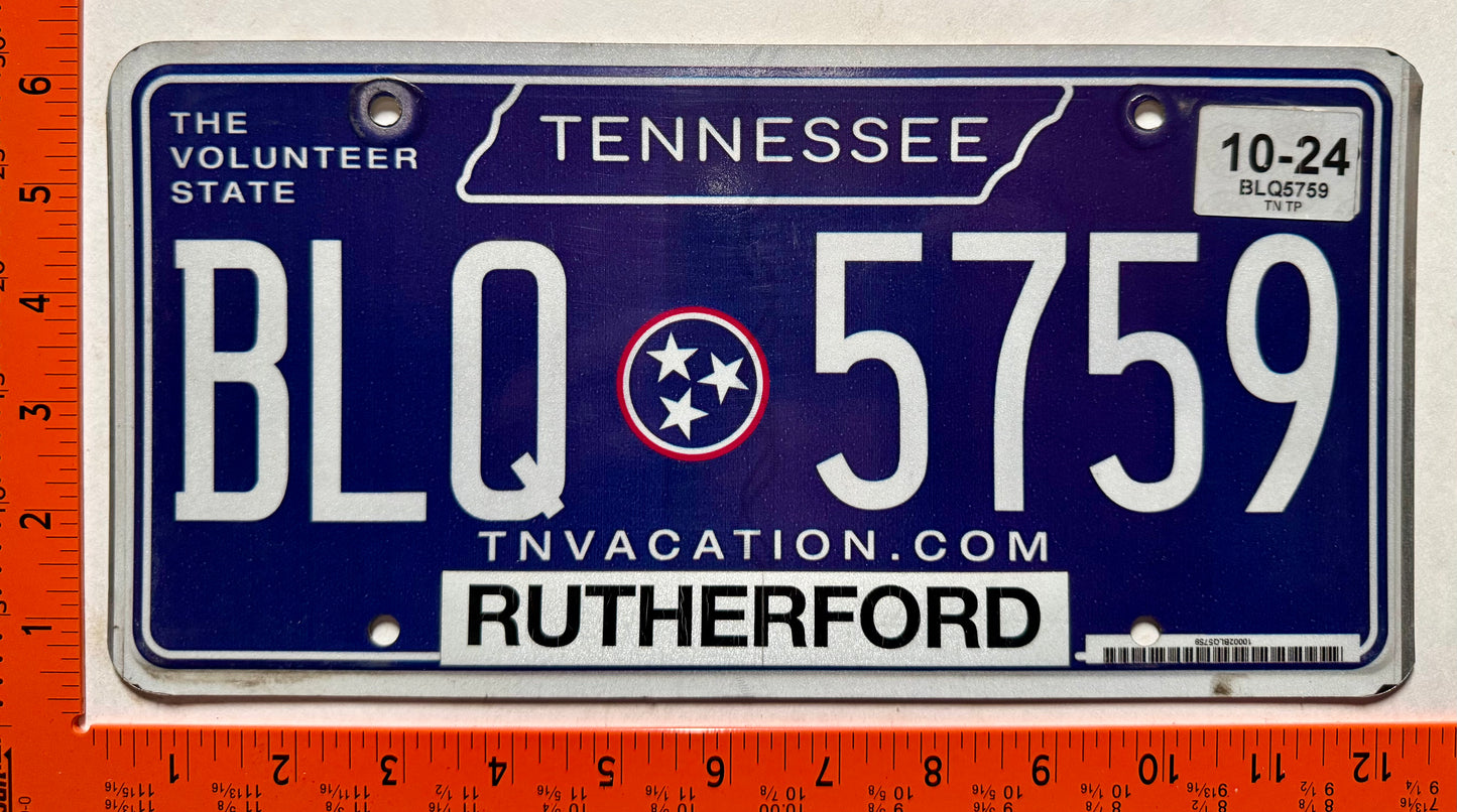 2024 Tennessee #BLQ 5759 Passenger License Plate