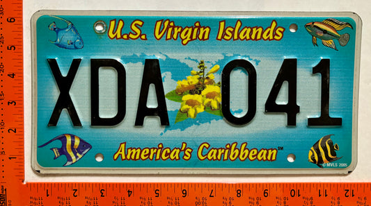 2006 base Virgin Islands #XDA 041 Truck License Plate