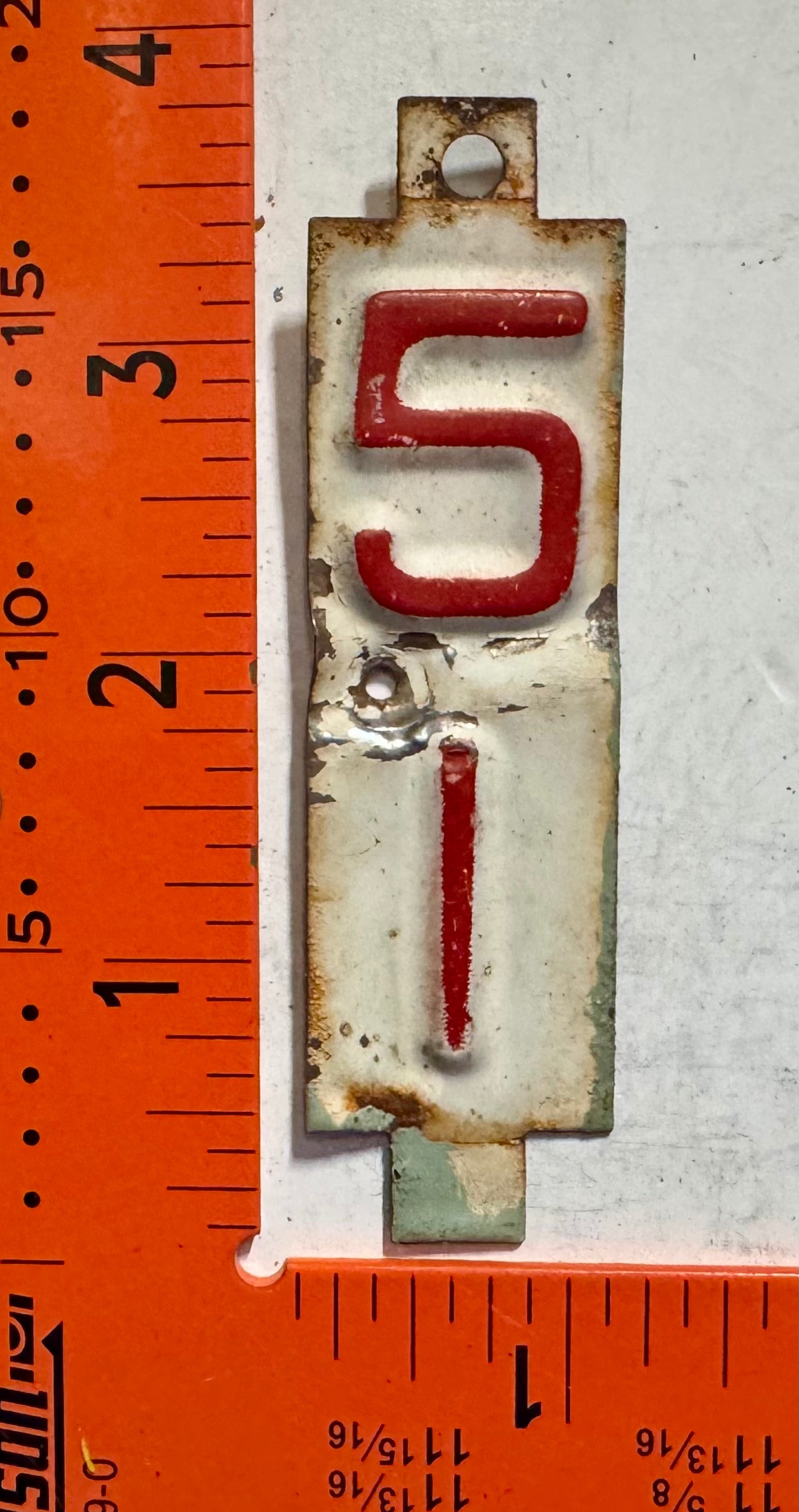 1951 Wisconsin Passenger License Plate Date Tab