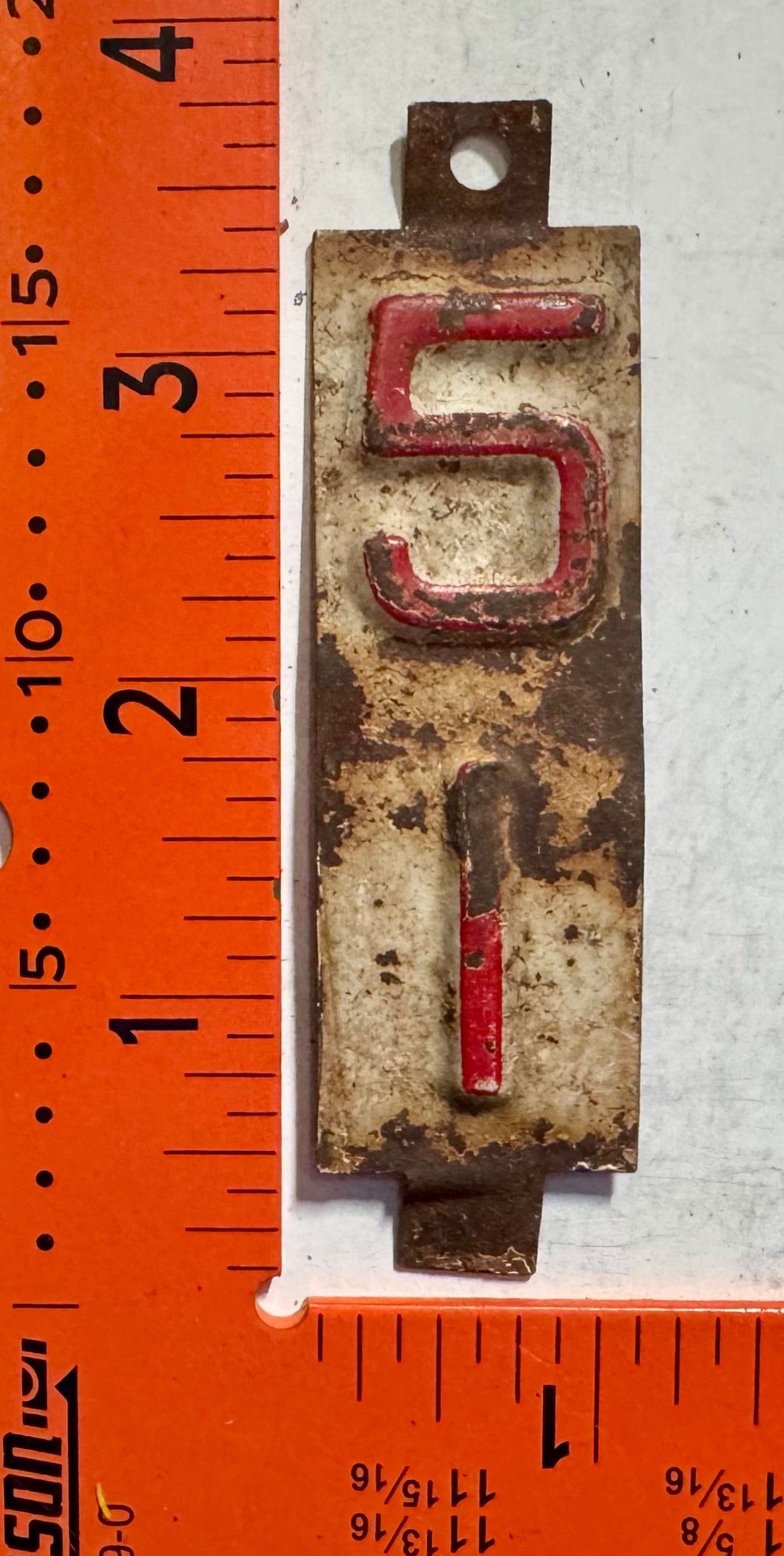 1951 Wisconsin Passenger License Plate Date Tab