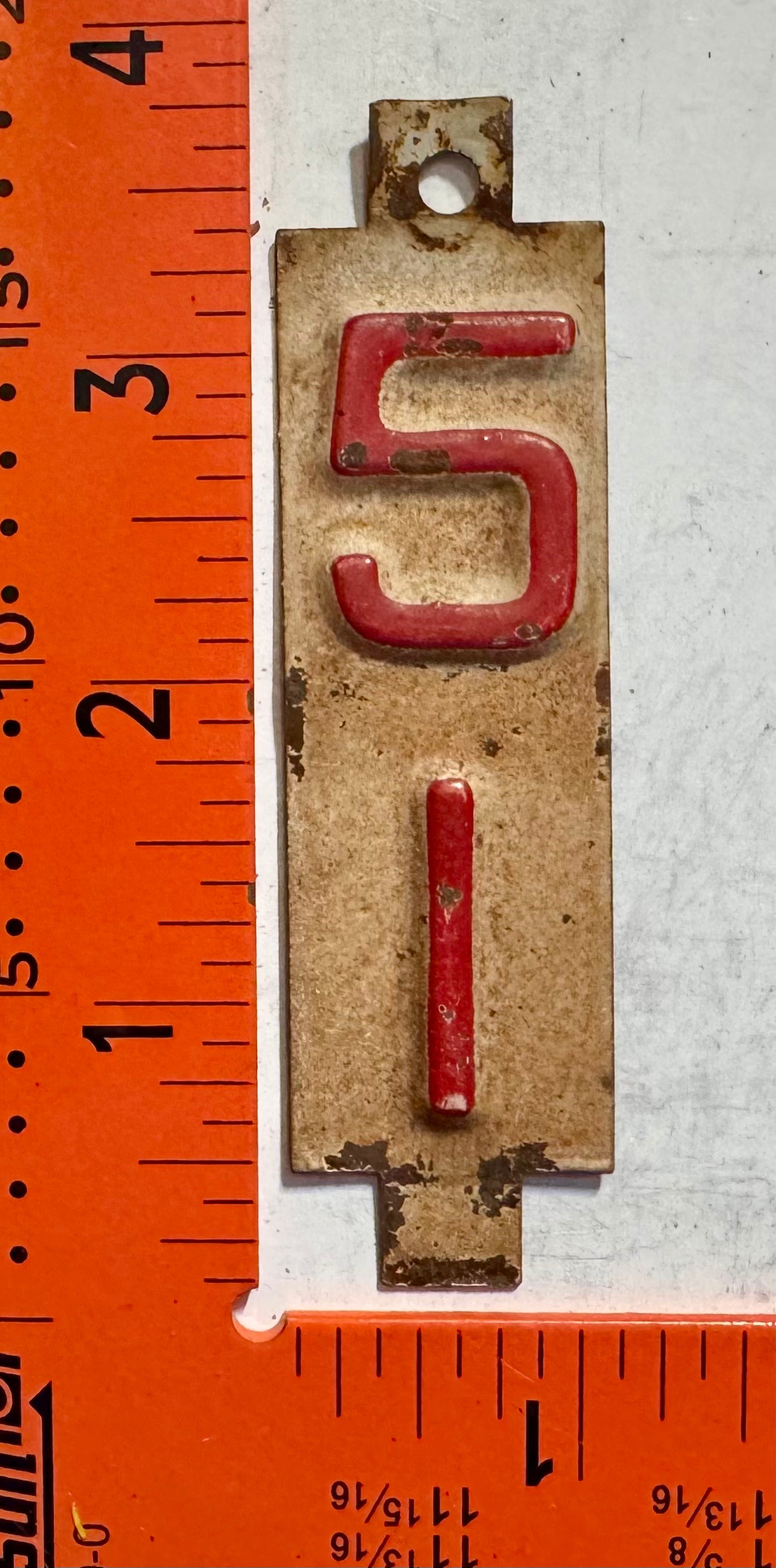 1951 Wisconsin Passenger License Plate Date Tab