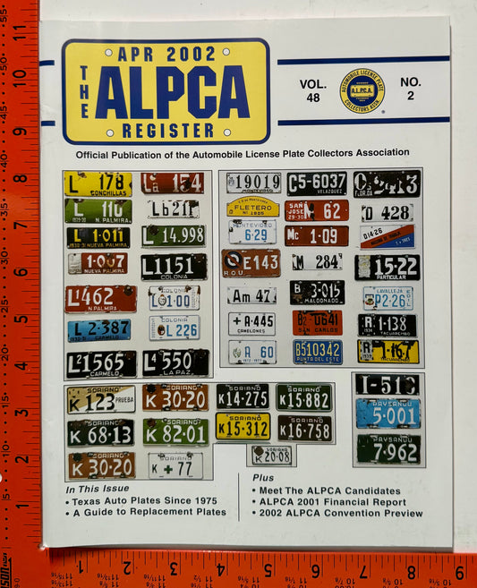 April 2002 ALPCA Magazine