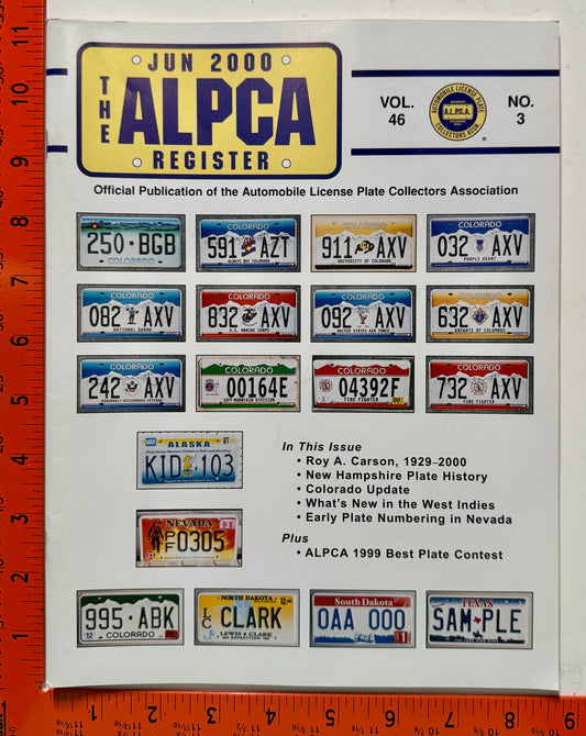 June 2000 ALPCA Magazine