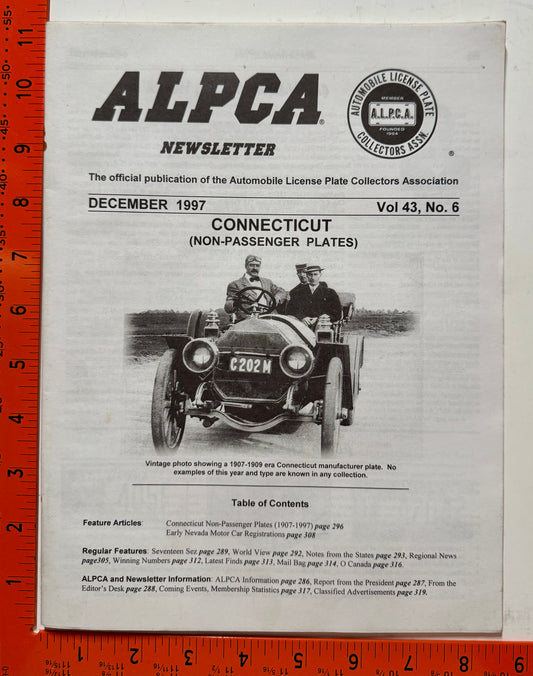 December 1997 ALPCA Magazine