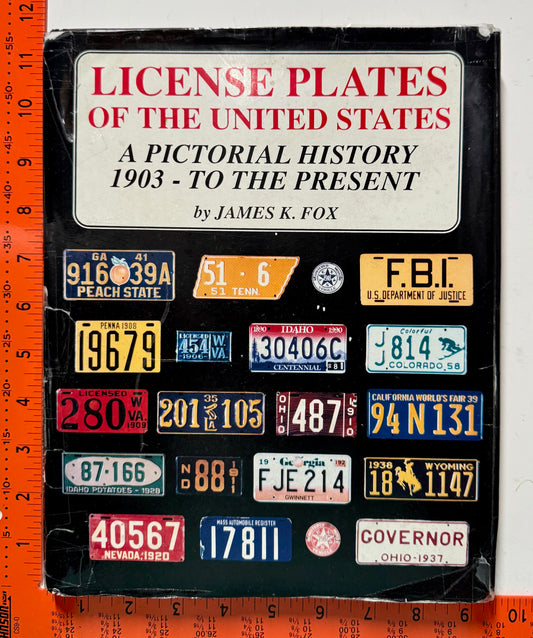 License Plates of the United States book