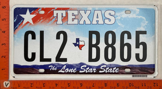 2004-2012 Base Texas #CL2 B865 Passenger License Plate