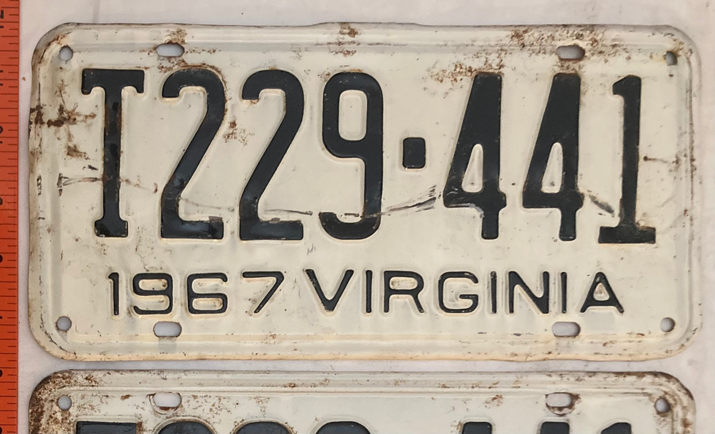 1967 Virginia #T229-441 Truck License Plate (Pair)