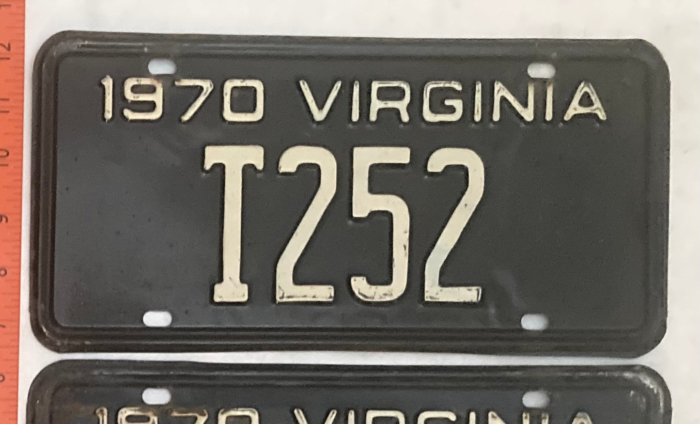 1970 Virginia #T252 Truck License Plate (Pair) YOM Eligible