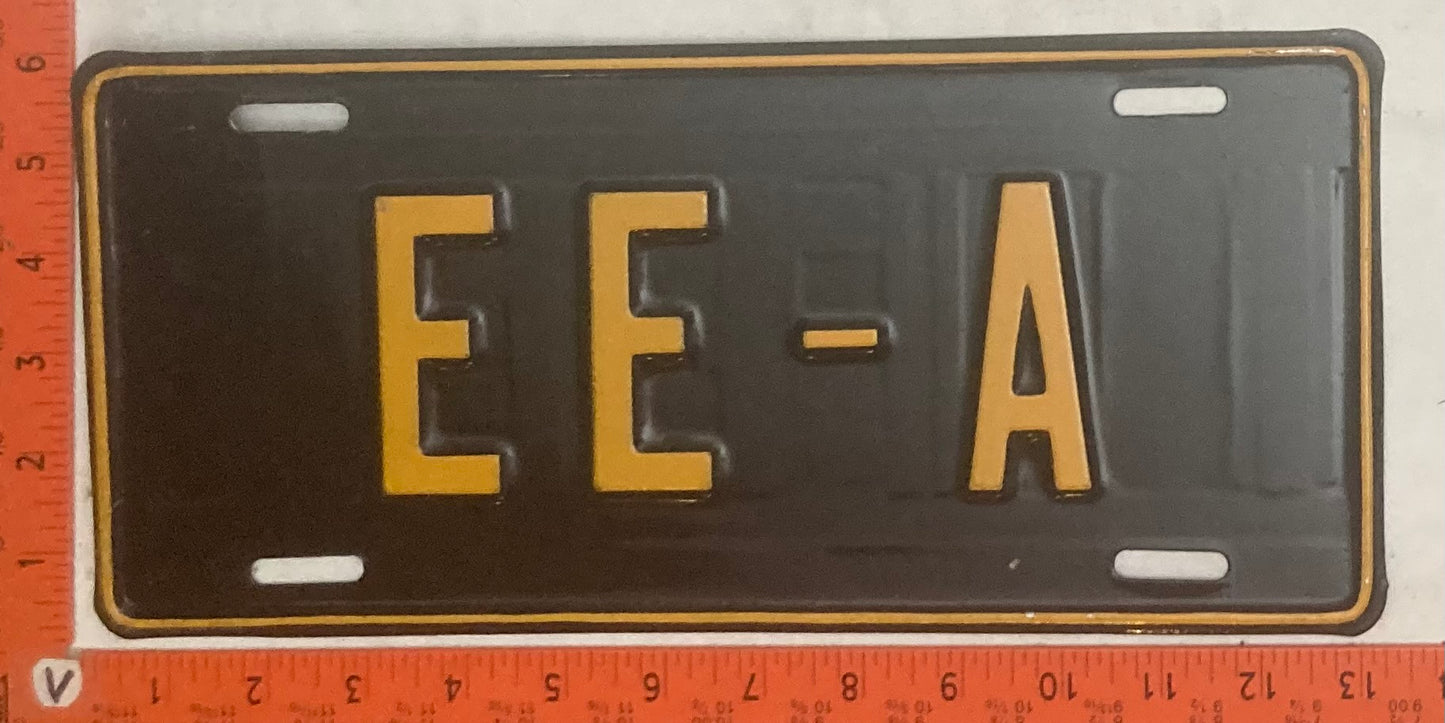 1954 Maryland #EE-A Booster License Plate (Shriner)