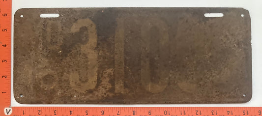1916 Maryland # 31006 Passenger license plate (Crafter)