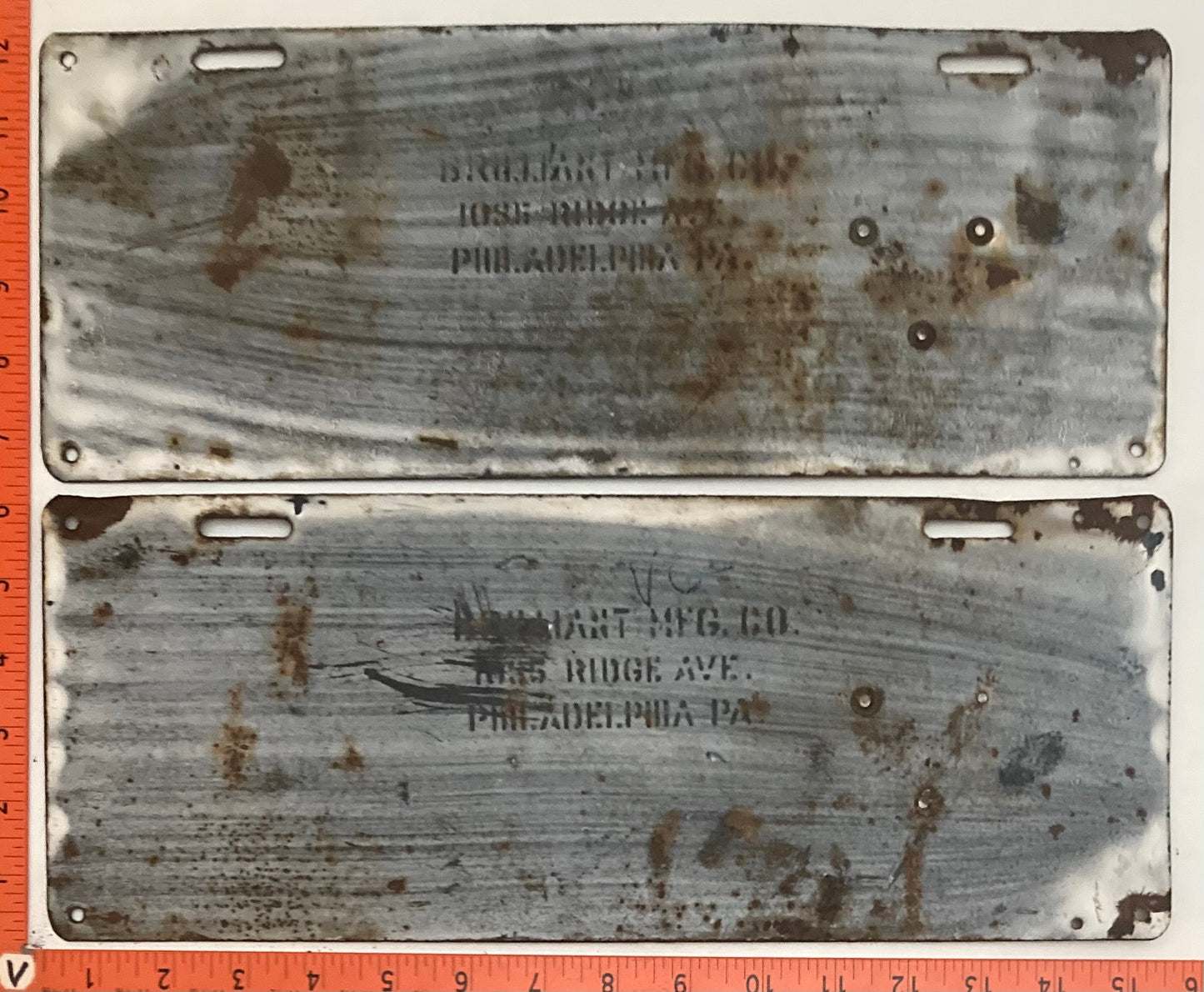 1914 Pennsylvania #38699 Passenger License Plate PAIR