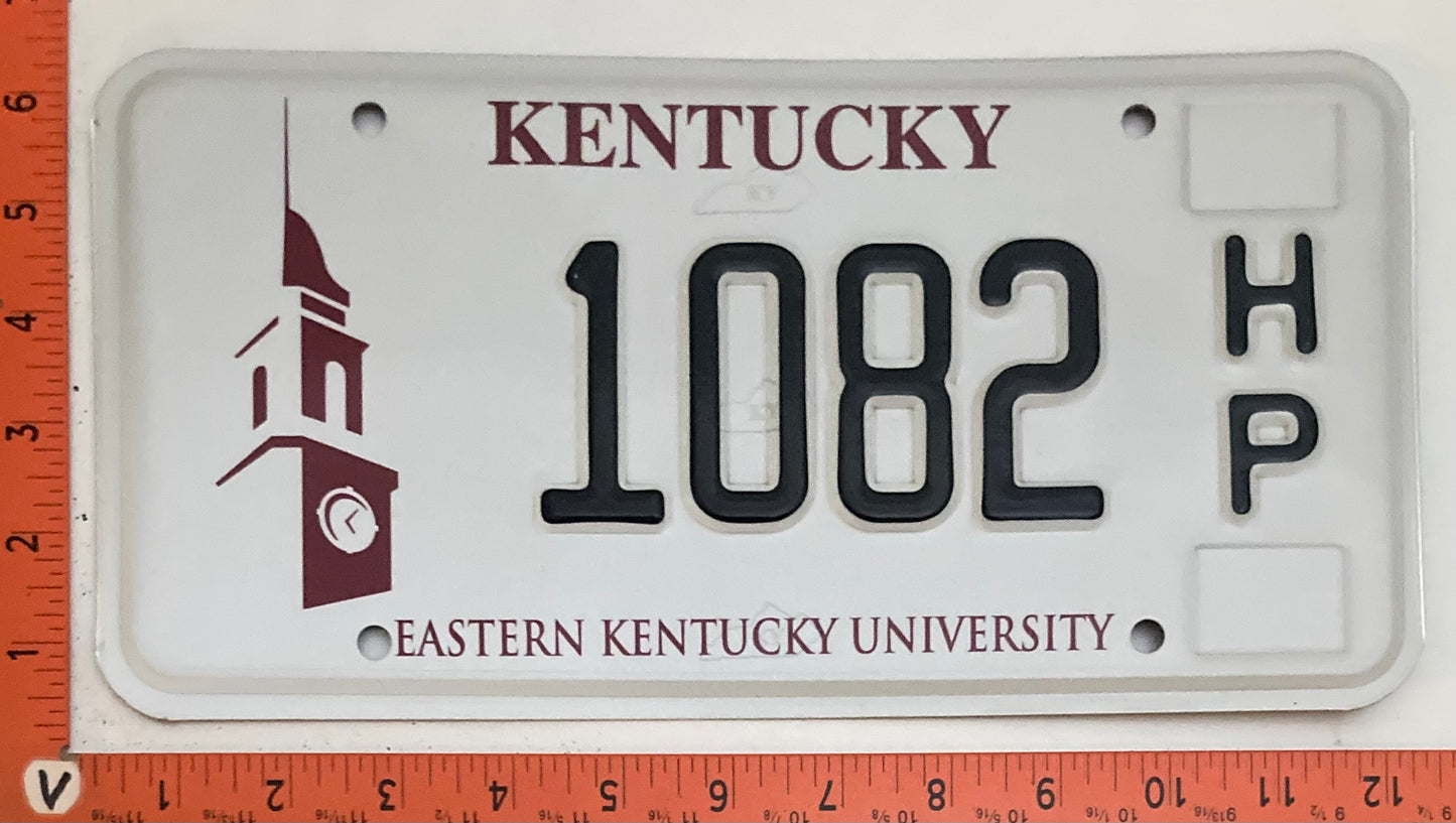 2015 Kentucky #1082 H/P Passenger License Plate