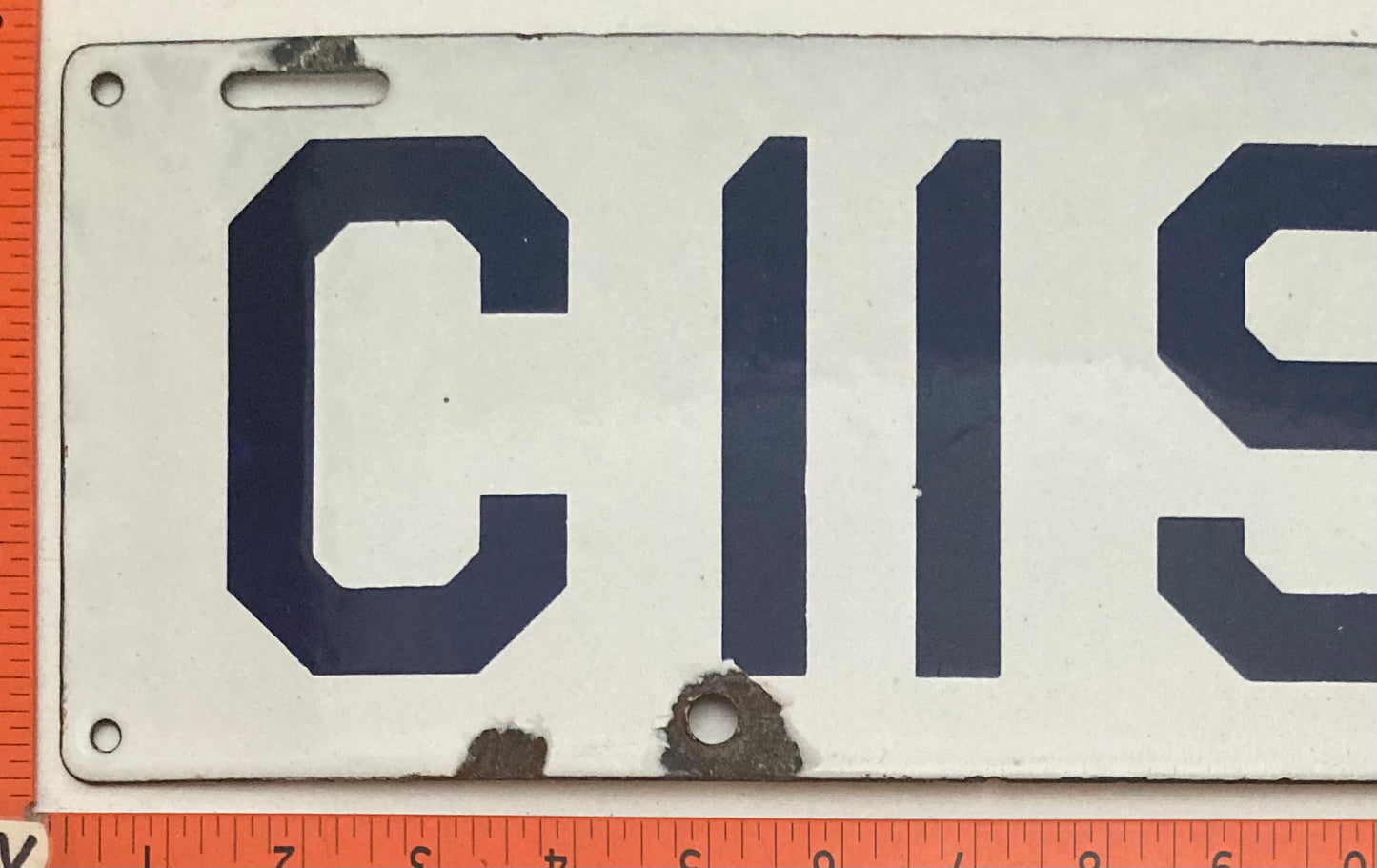 1911 Connecticut #C11941 Passenger License Plate