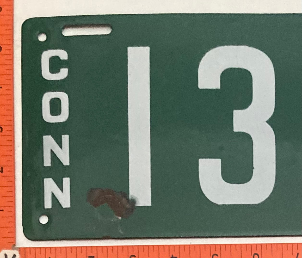 1914 Connecticut #C1314 Passenger License Plate  4 Digits