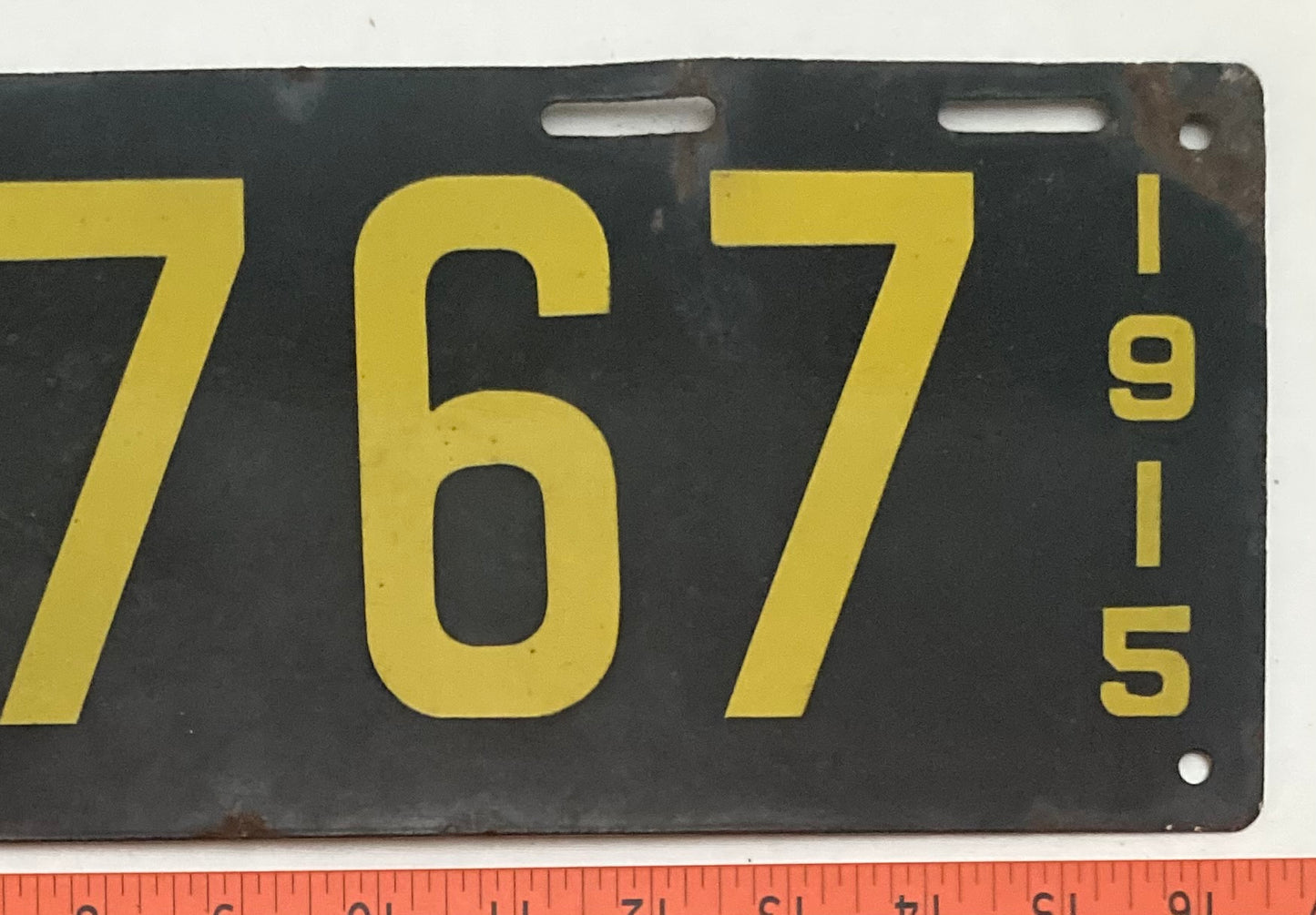 1915 Connecticut #C14767 Passenger License Plate