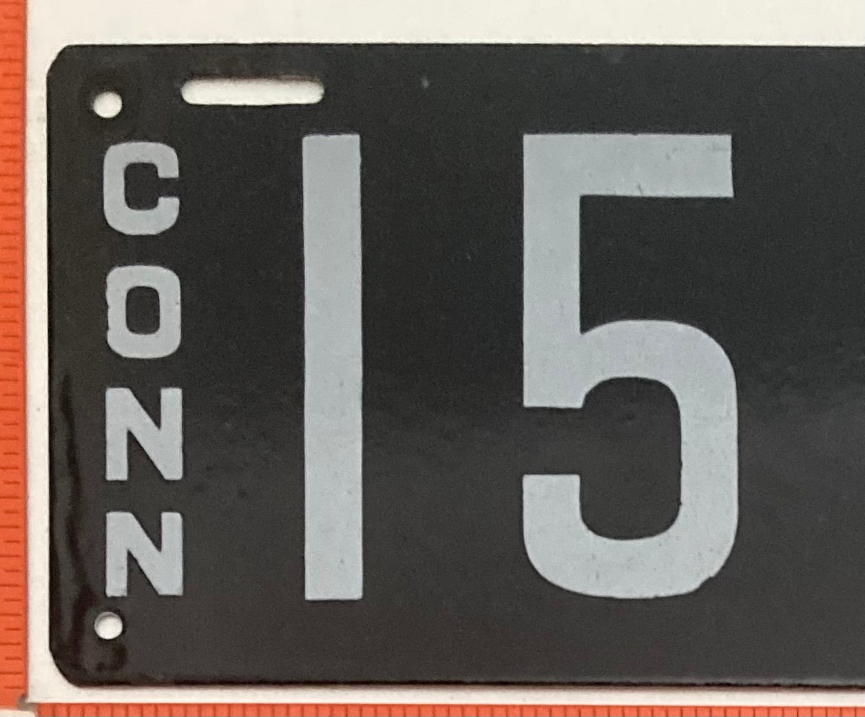 1916 Connecticut #C1591 Passenger License Plate  4 digits