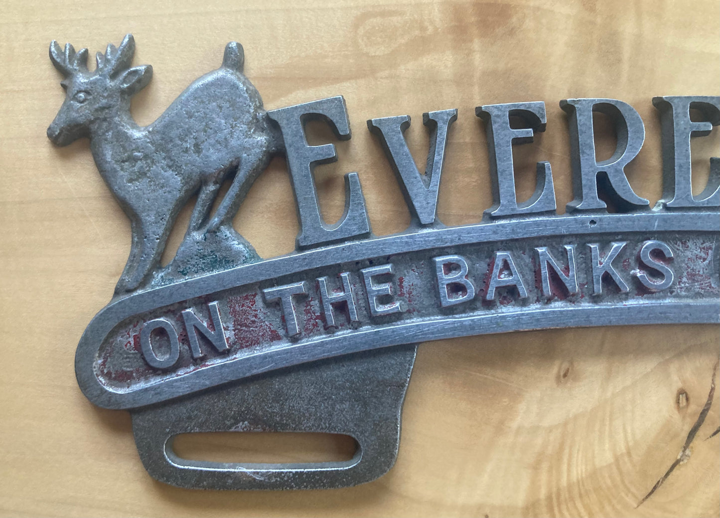 Everett, Pennsylvania Cast License Plate Topper
