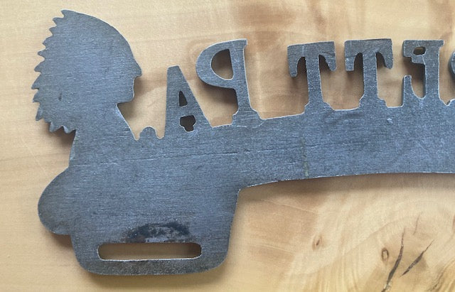 Everett, Pennsylvania Cast License Plate Topper