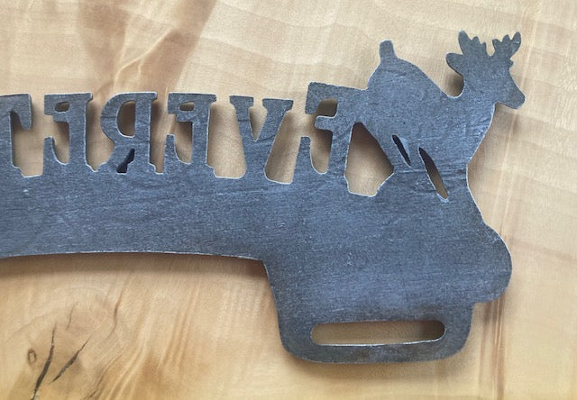 Everett, Pennsylvania Cast License Plate Topper