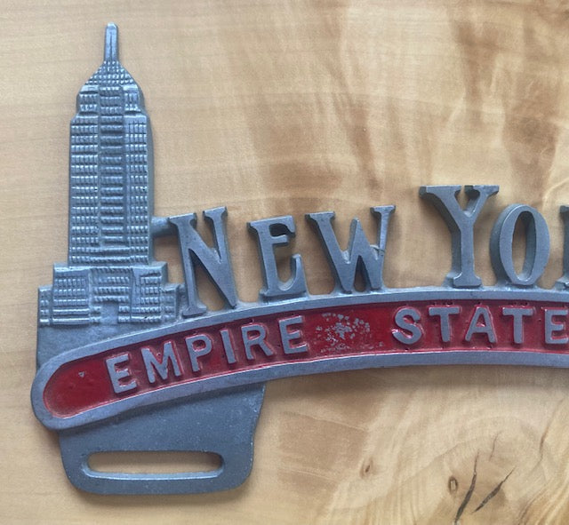 New York City Cast License Plate Topper