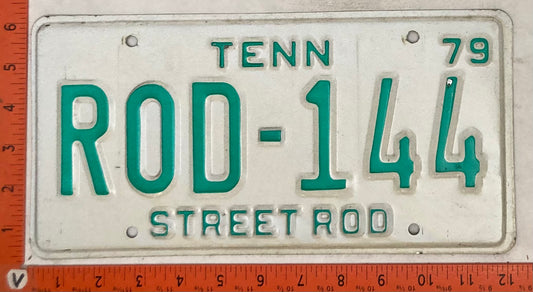 1979 Tennessee #ROD-144 Street Rod Passenger License Plate