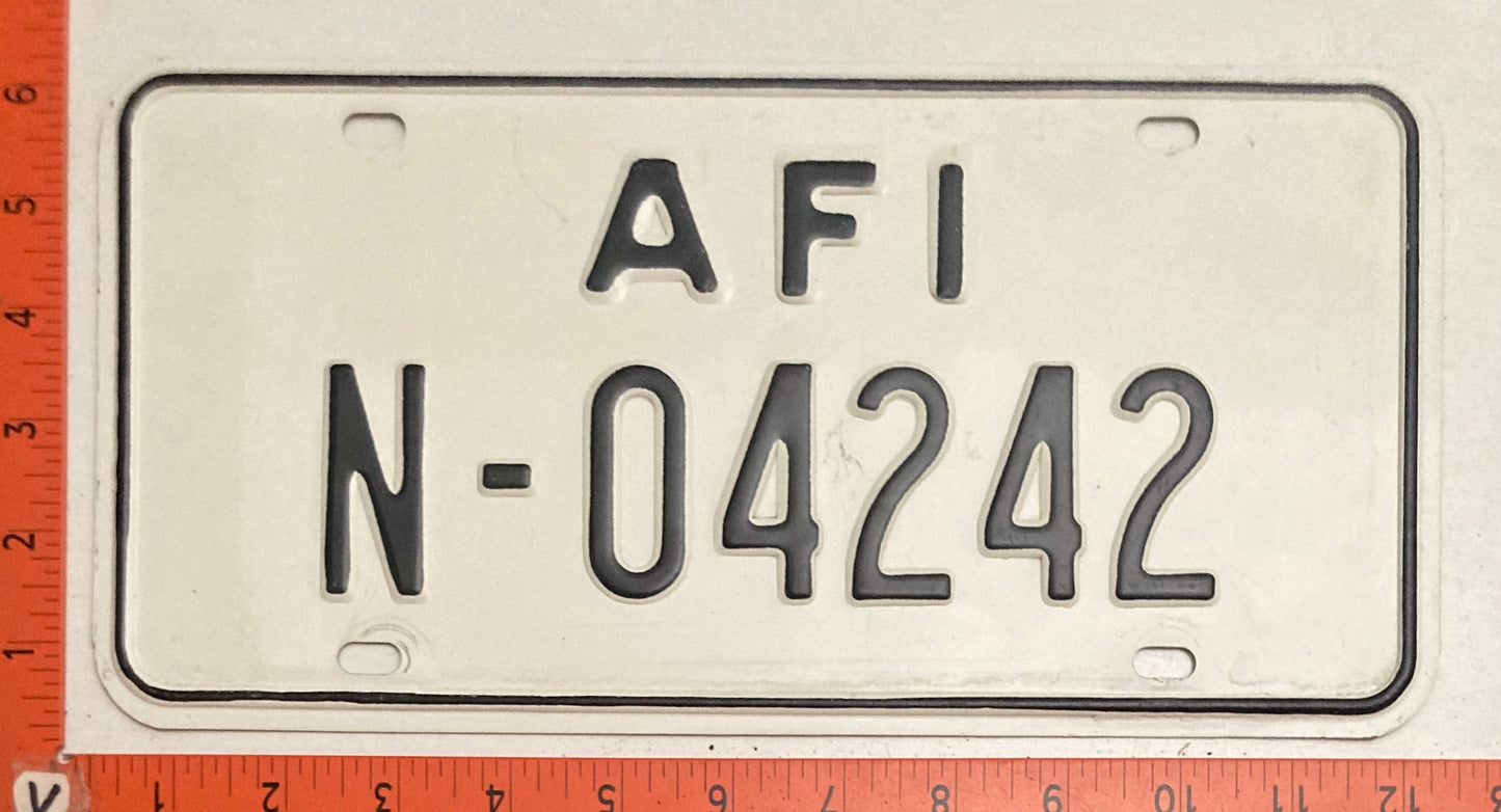 Undated Allied Forces Italy #N-04242 License Plate
