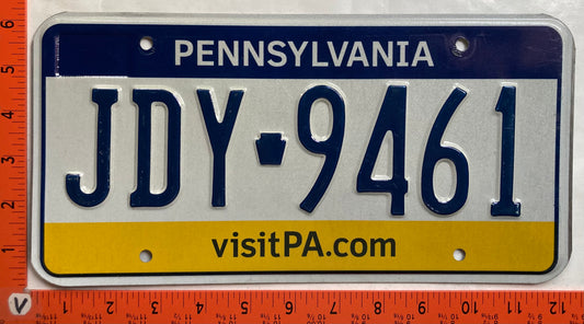 Undated Pennsylvania #JDY 9461 Passenger License Plate