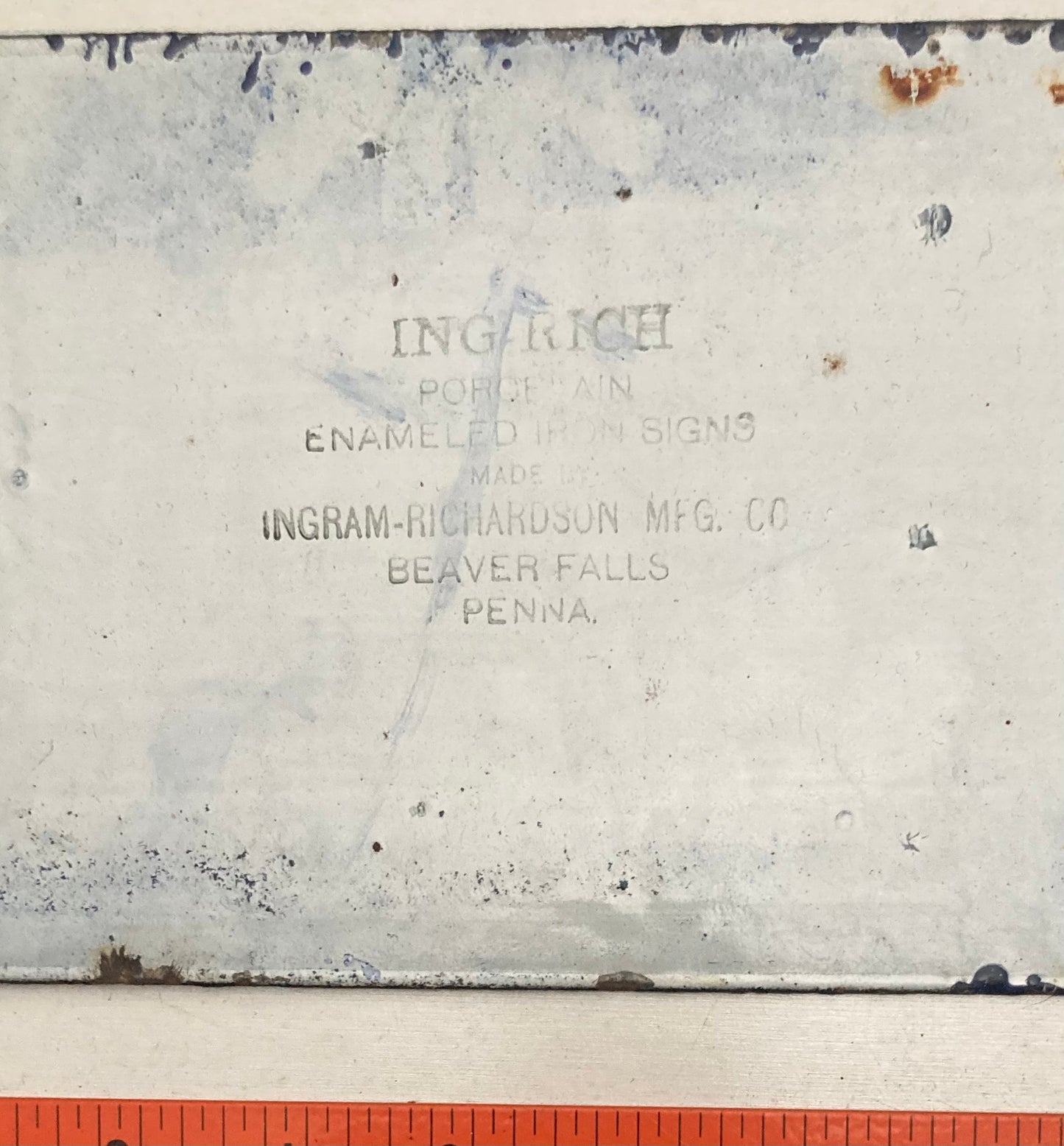 1908 Massachusetts #15652 Passenger License Plate (Porcelain)
