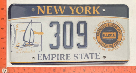 2014 ALPCA Convention License Plate #309 Rochester, New York