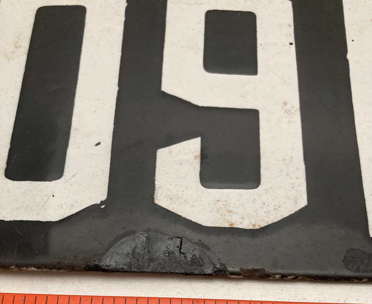 1913 Washington, DC #19091 Passenger License Plate (Porcelain) Palindrome