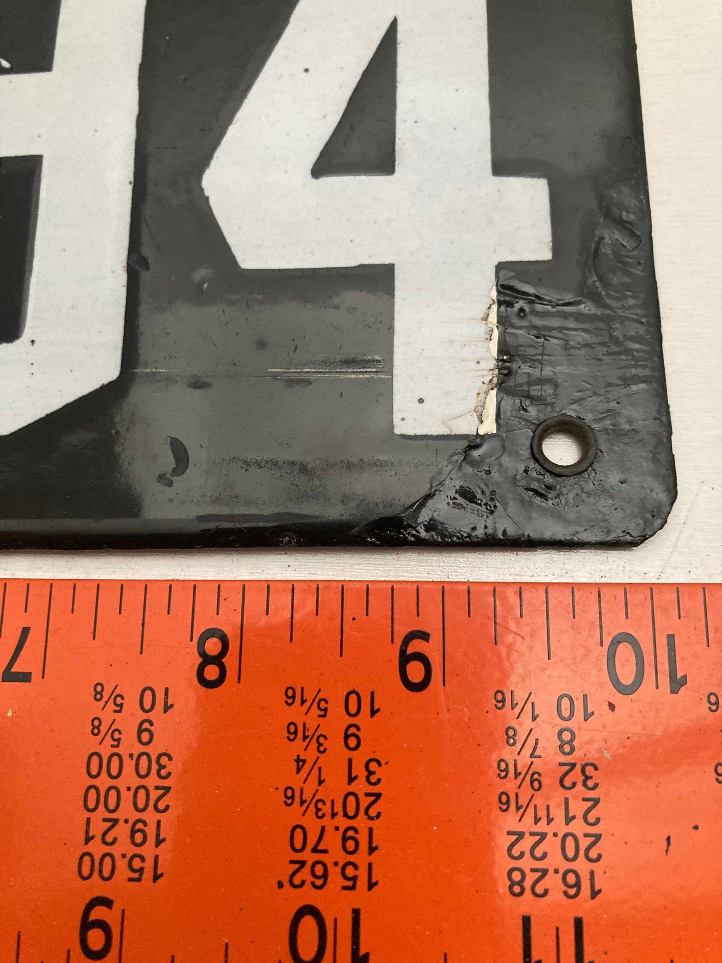 1911 Washington, DC #9694 Passenger License Plate (Porcelain) 4-Digits
