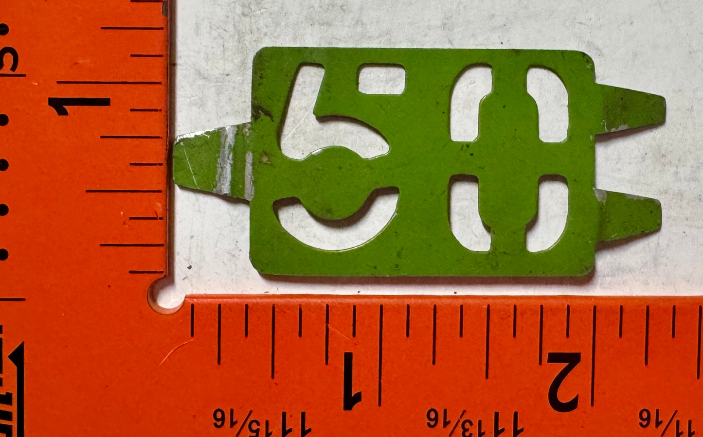 1950 Connecticut Passenger License Plate Date Tab