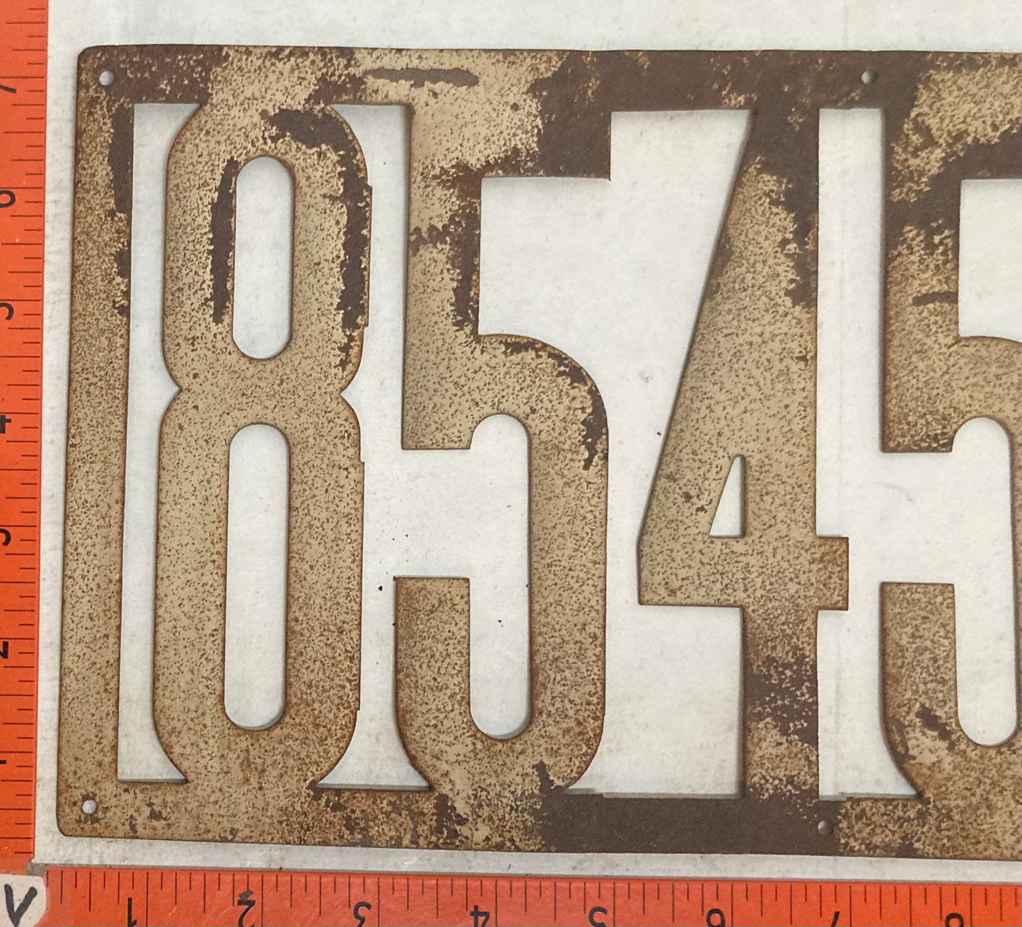 1913 Illinois #85458 Passenger License Plate (Front)