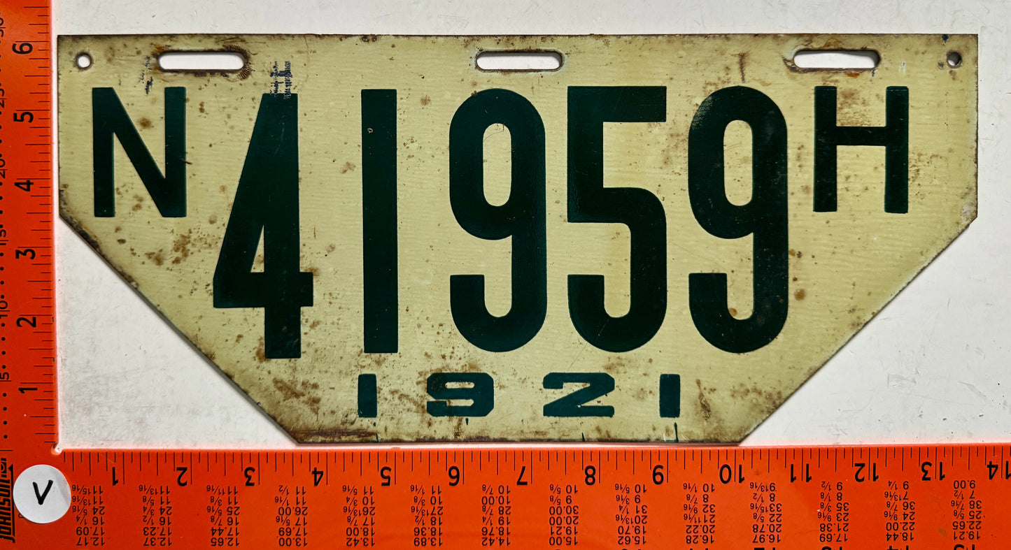 1921 New Hampshire #41959 Non-Resident License Plate (Pair)