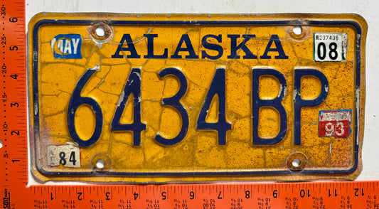 2008 Alaska #6434 BP Truck License Plate (Crafter)