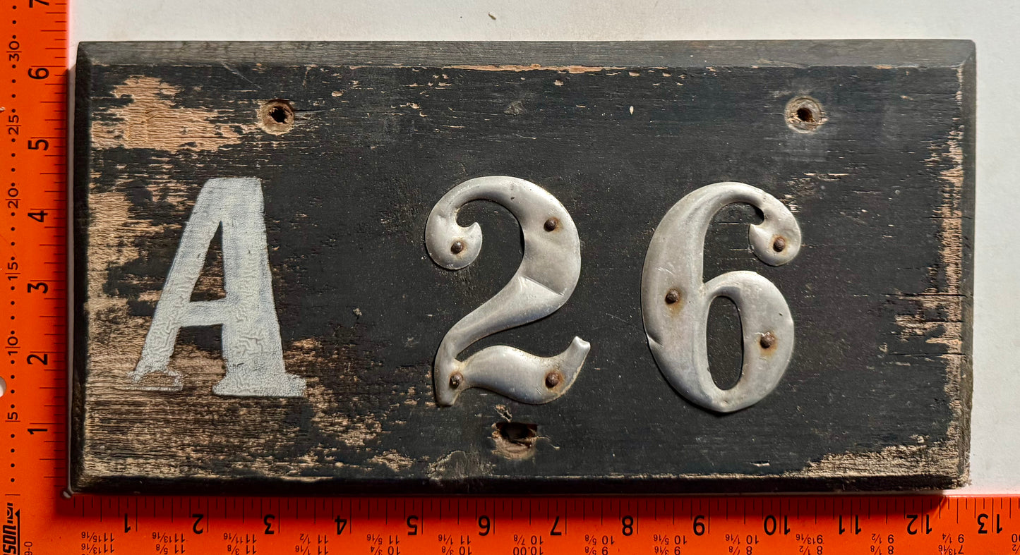 undated Anguilla #A 26 Passenger License Plate