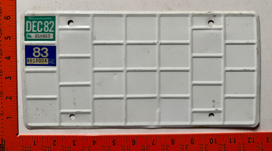 1980s Bingo Apportioned License Plate