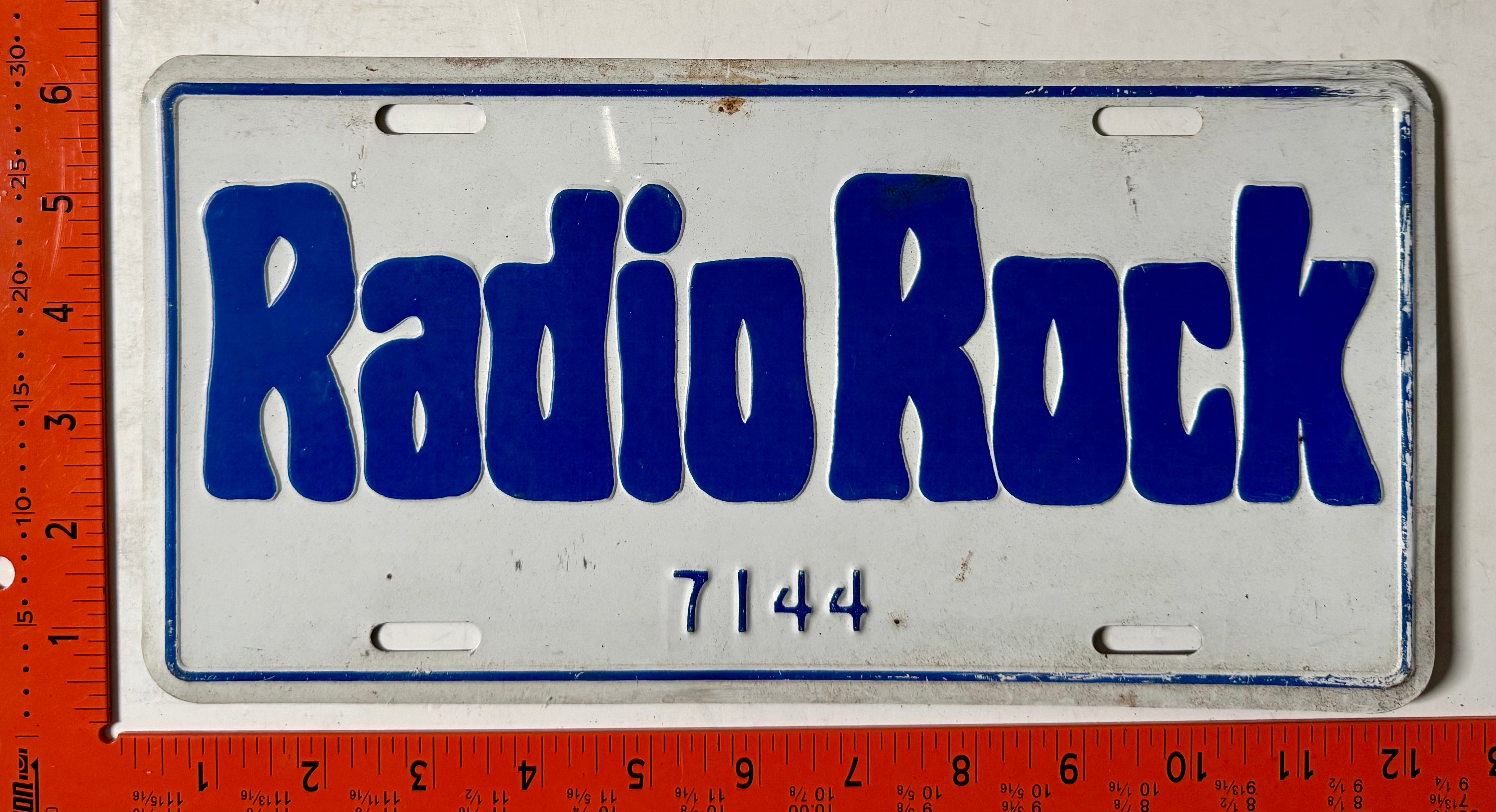 Radio Rock 7144 Radio Station booster License Plate – LicensePl8s.com
