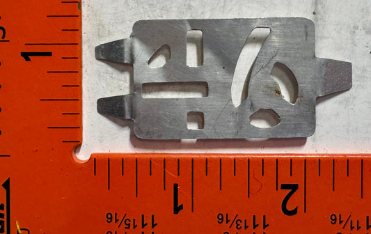 1946 Connecticut Passenger License Plate Date Tab