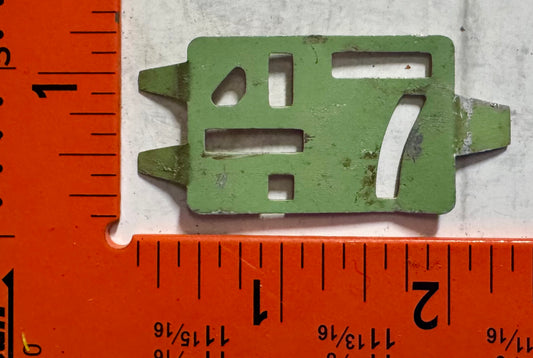 1947 Connecticut Passenger License Plate Date Tab