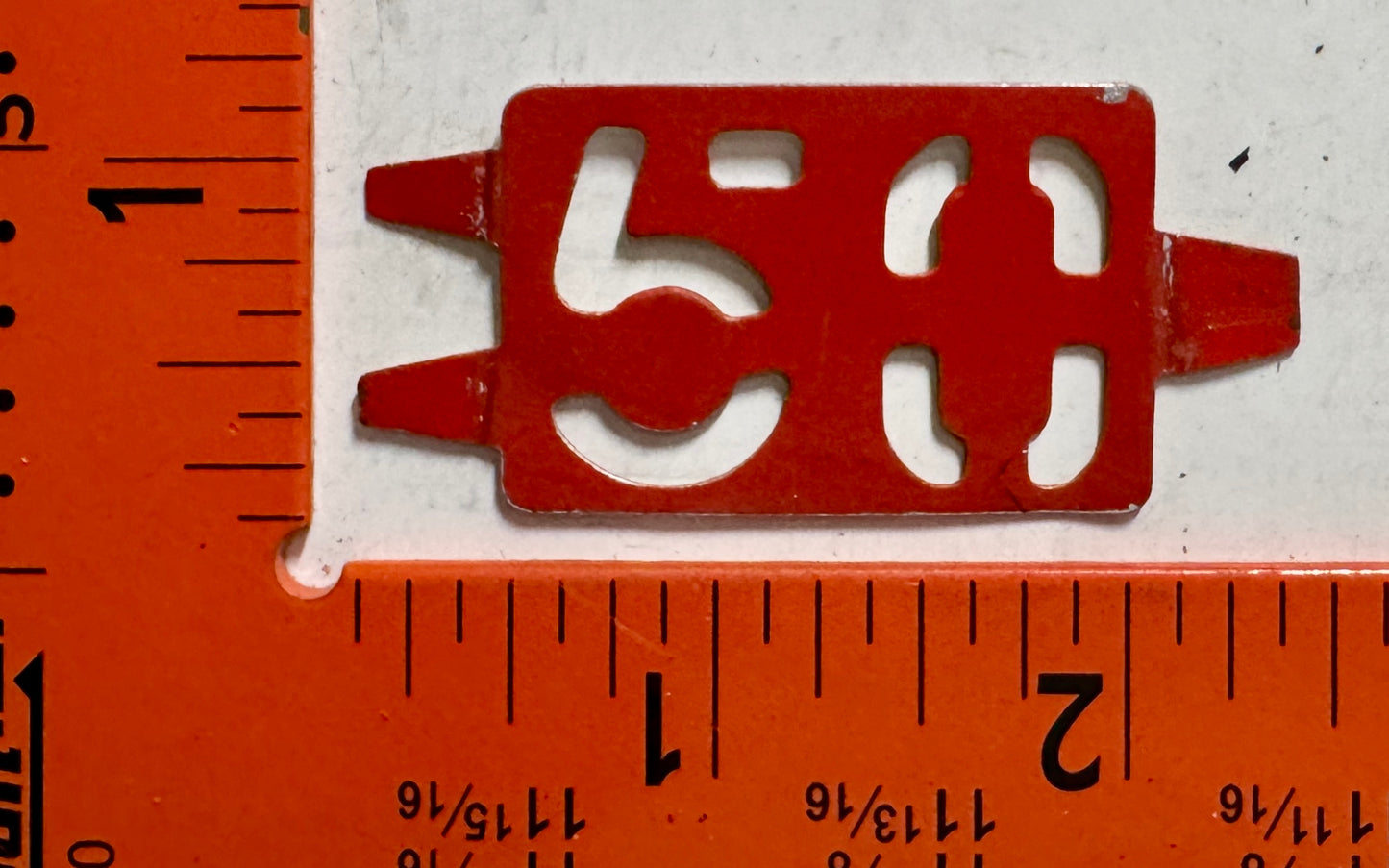 1950 Connecticut Passenger License Plate Date Tab