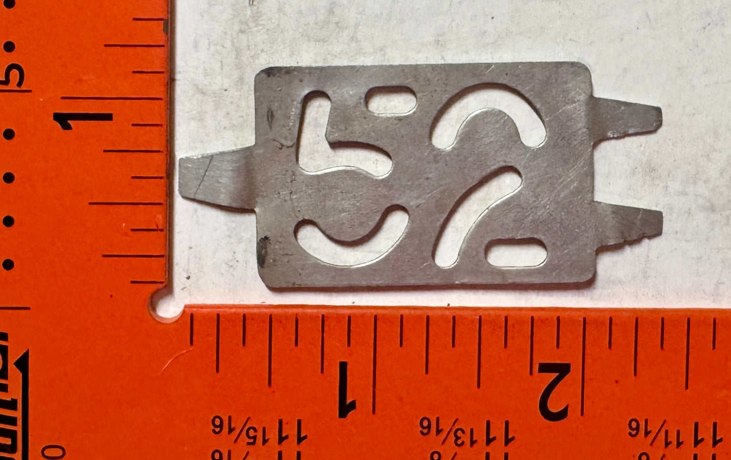 1952 Connecticut Passenger License Plate Date Tab