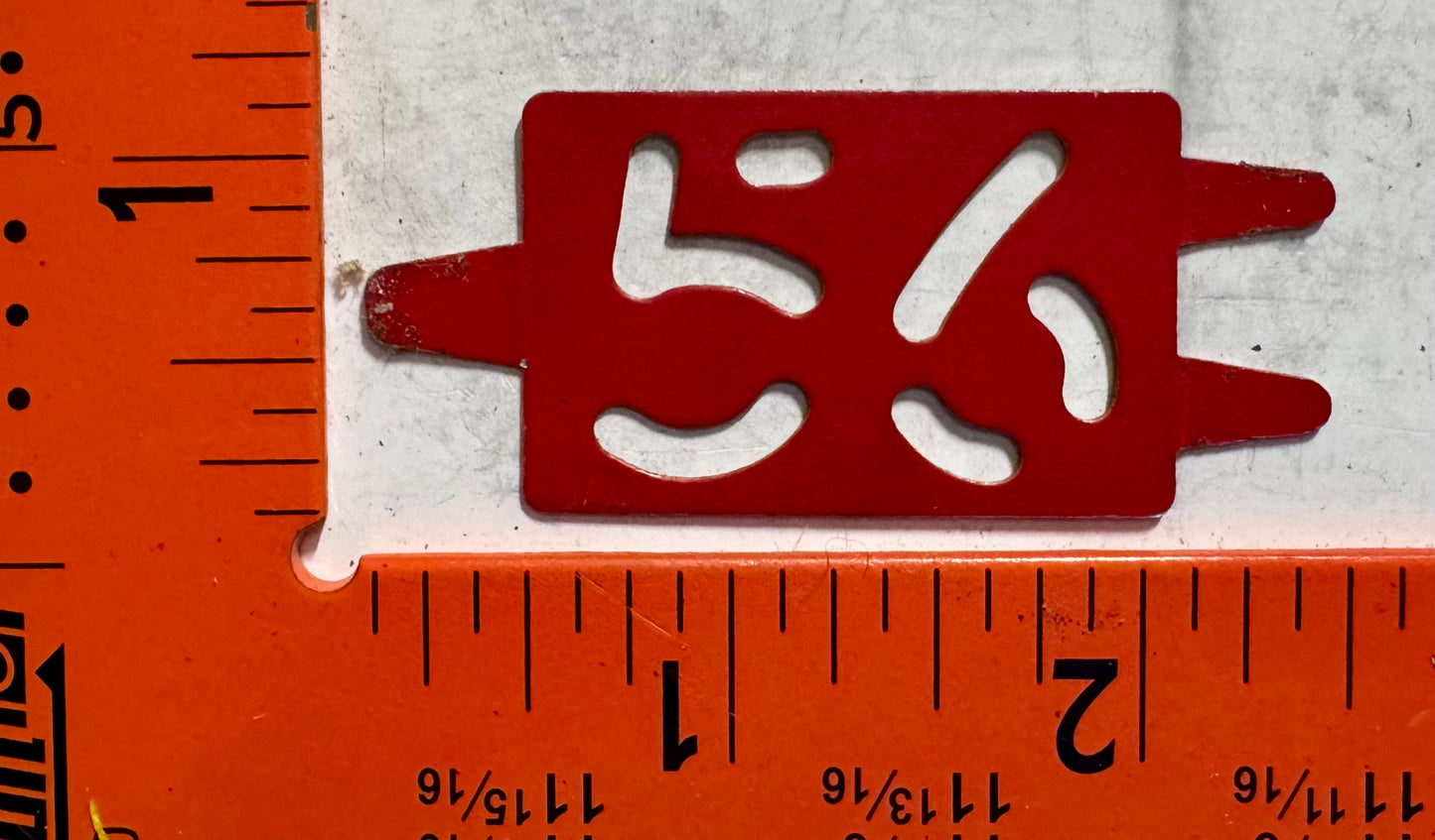 1956 Connecticut Passenger License Plate Date Tab