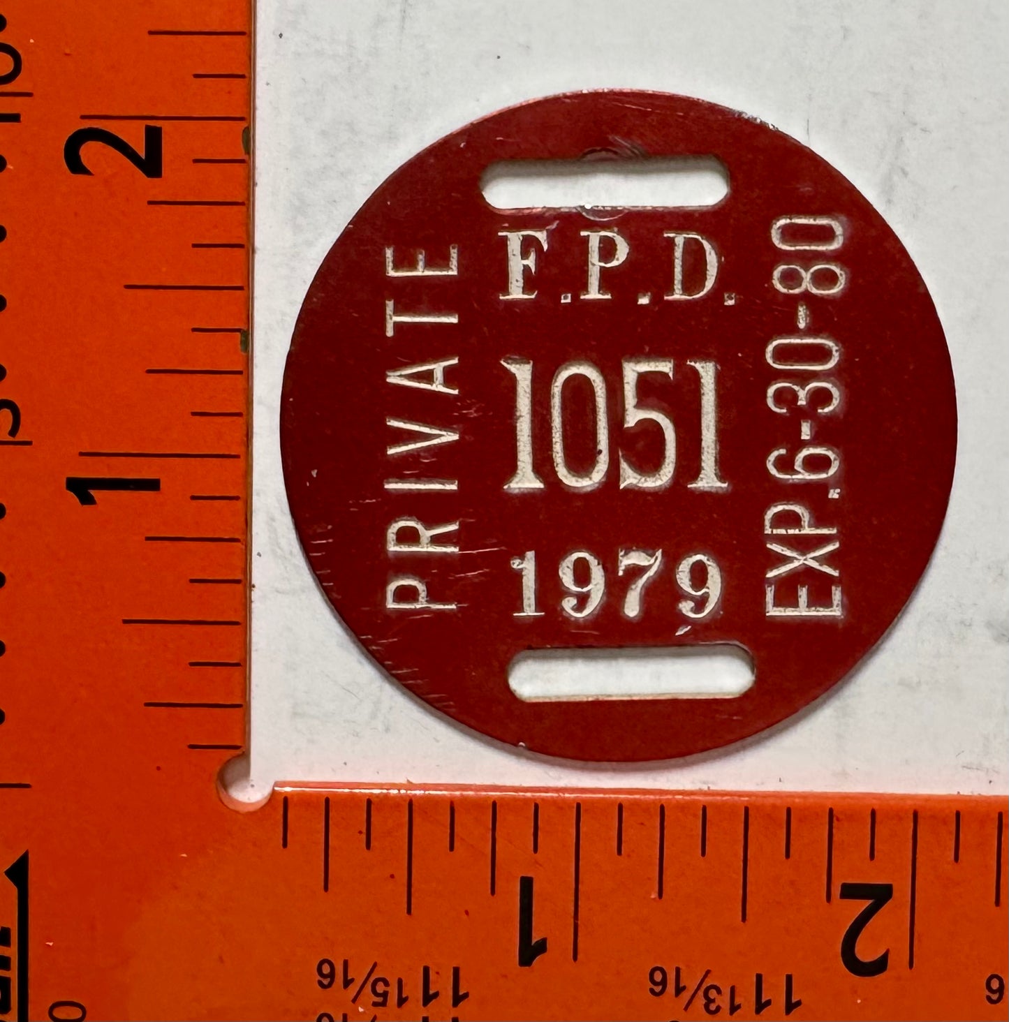 1980 Forest Preserve District, Illinois #1051 Private Horse License