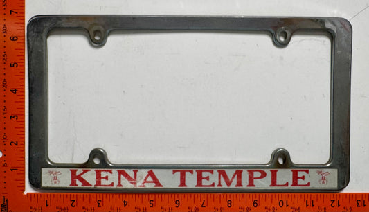 Kena Temple License Plate Frame