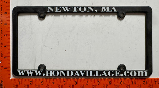Honda Village Newton, Massachusetts License Plate Frame