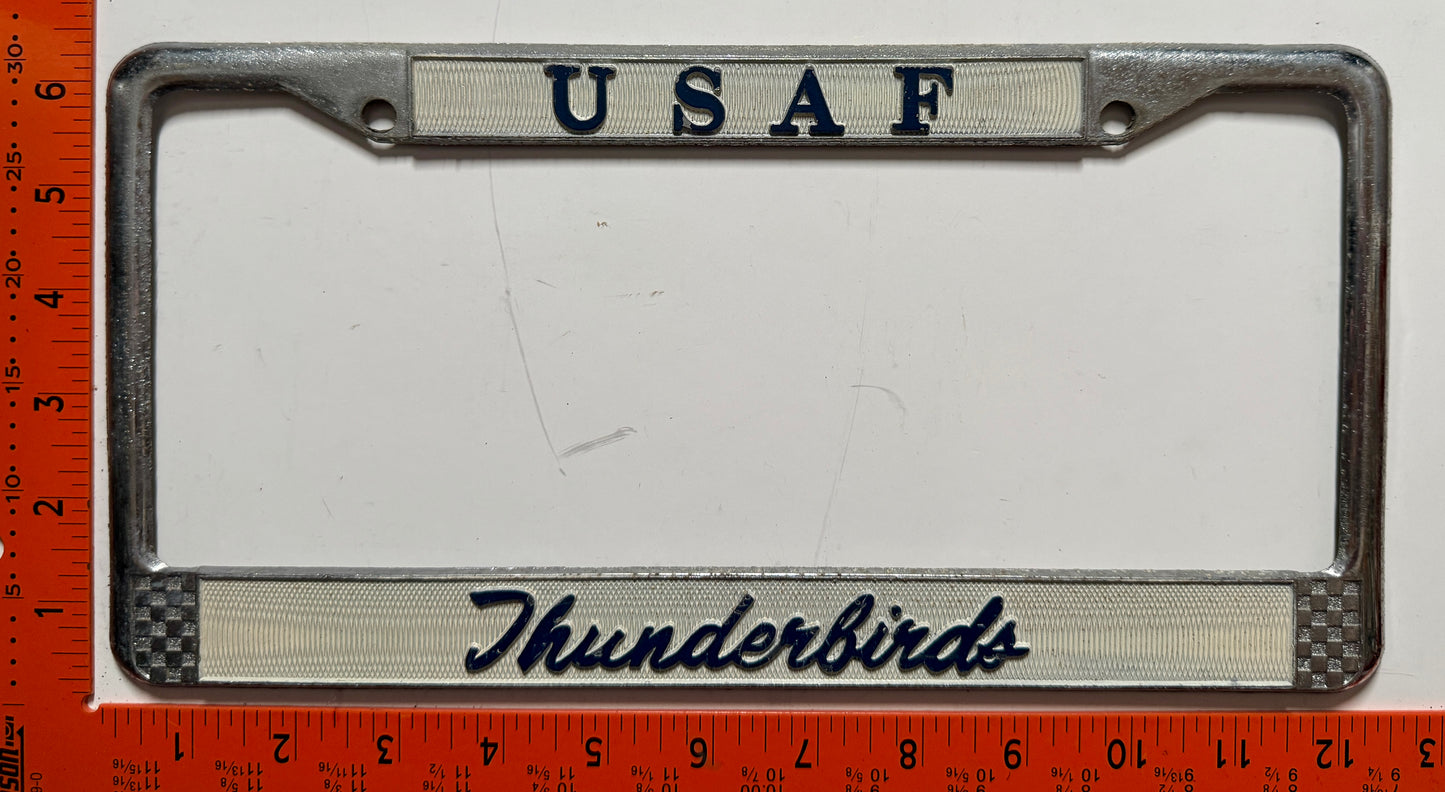 Undated USAF Thunderbirds License Plate Frame
