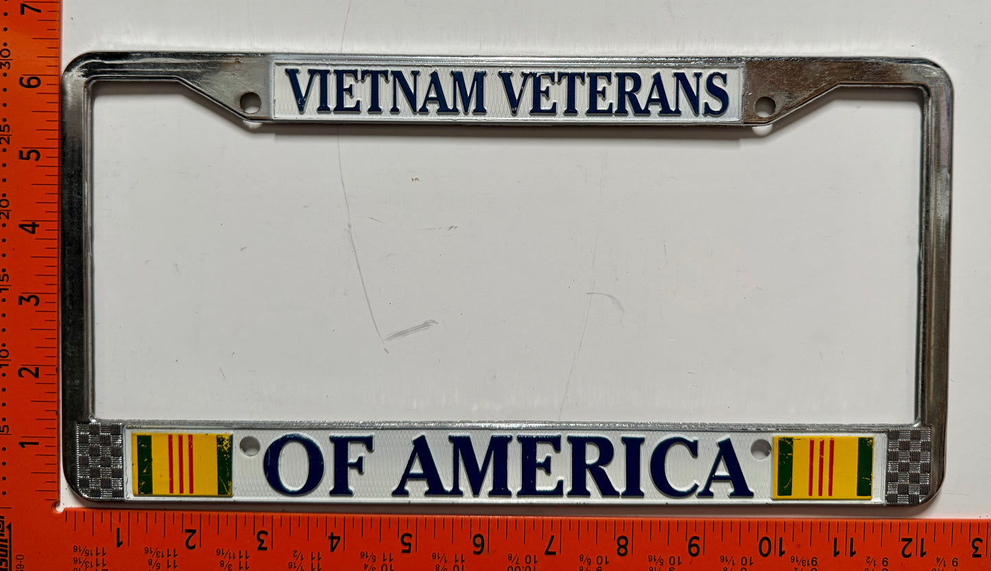 Undated Vietnam Veterans of America License Plate Frame