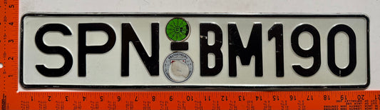 2006 Germany #SPN-BM190 Passenger License Plate